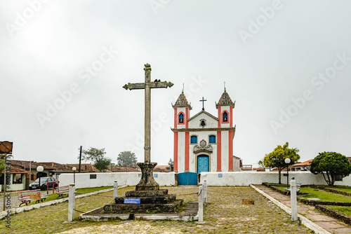 igreja no distrito de Lavras Novas, cidade de Ouro Preto, Estado de Minas Gerais, Brasil photo