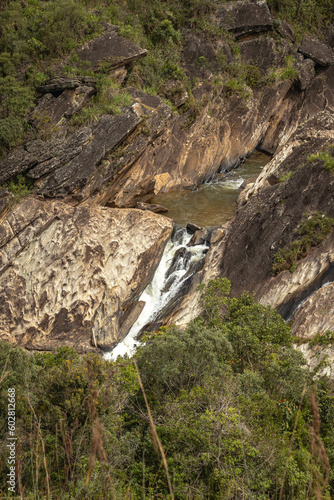 cachoeira no distrito de Lavras Novas, cidade de Ouro Preto, Estado de Minas Gerais, Brasil photo