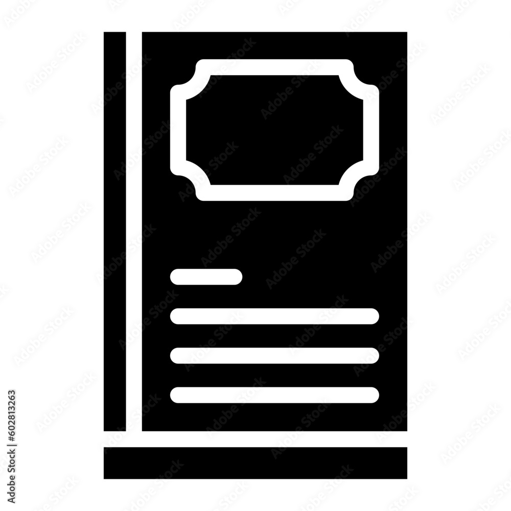book glyph book glyph