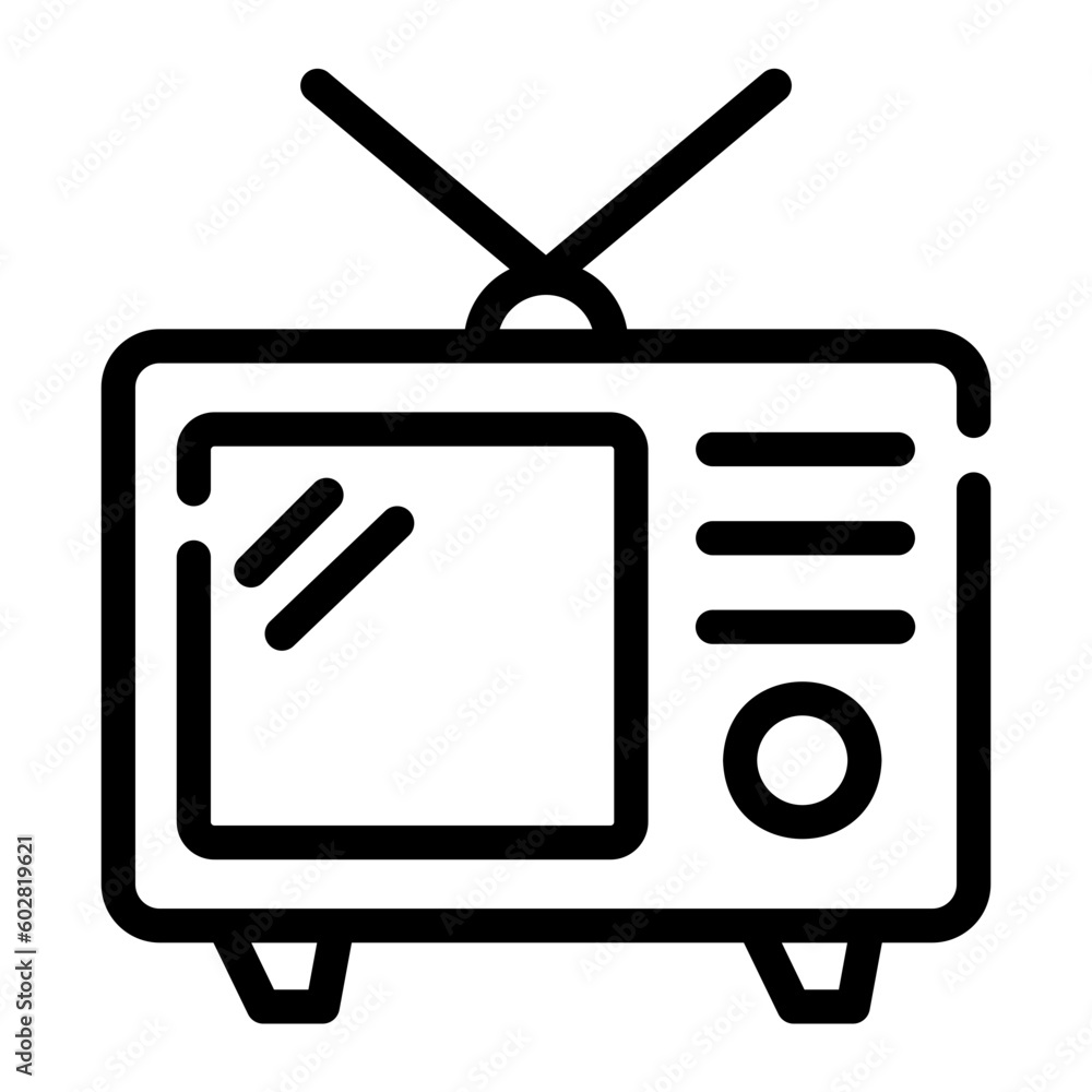 television Line Icon television Line Icon