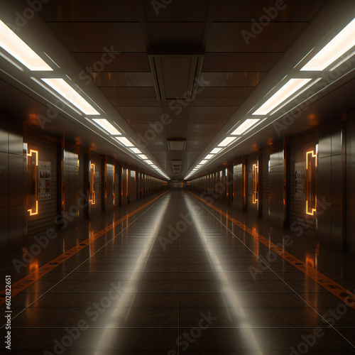 3d corridor with nice lightning © Giulia