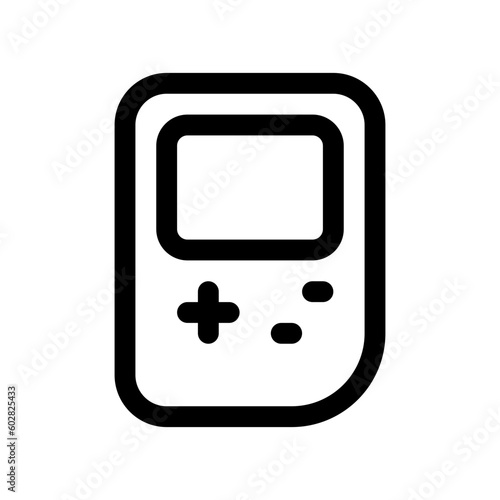 Editable game handheld console vector icon. Video game, game elements. Part of a big icon set family. Perfect for web and app interfaces, presentations, infographics, etc