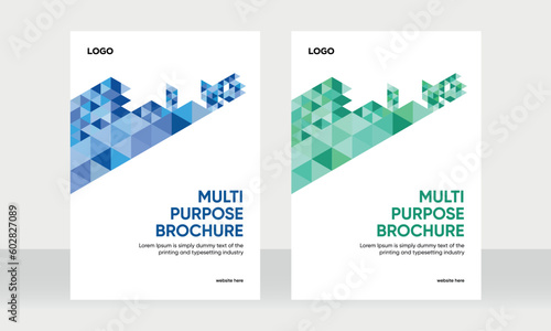 geometric corporate book cover, annual report cover template, brochure, magazine, flyer, booklet, annual report cover