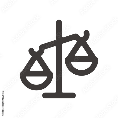 製品設計やアプリ開発やプログラミングに使える、シンプルで使いやすいてんびんアイコン