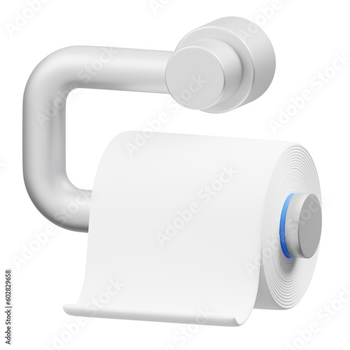 Toilet Paper 3D Icon