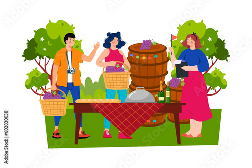 Food and wine tour guide exploring local culinary delights.