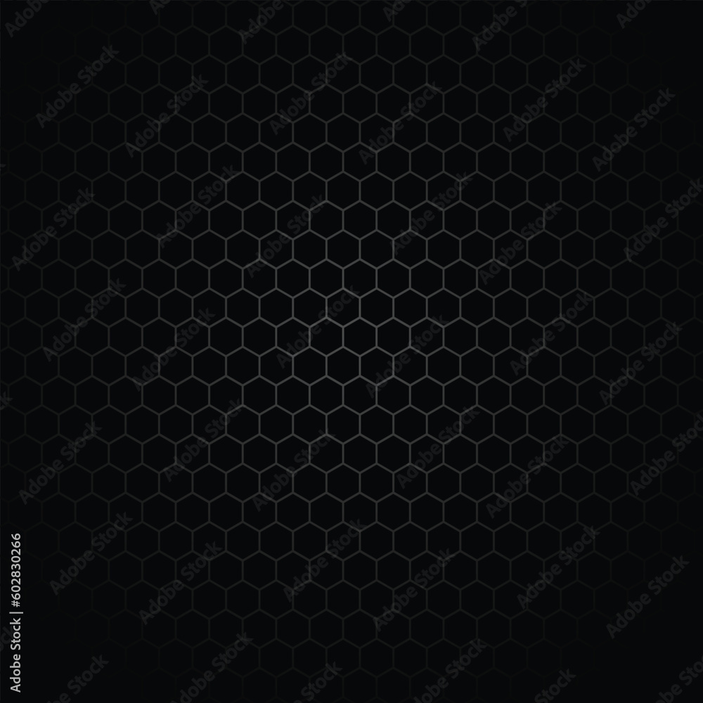 abstract simple geometric honeycomb gradient pattern with black background. abstract simple geometric honeycomb gradient pattern with black background.