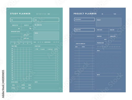 Study planner. (Nature)