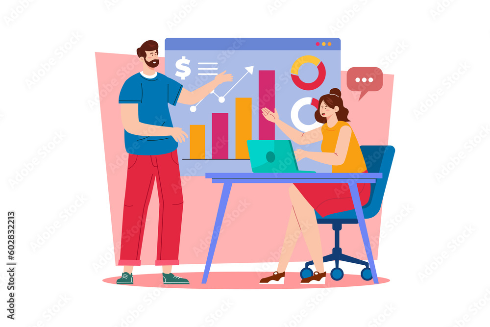Consultant advising on business growth strategies. Consultant advising on business growth strategies.