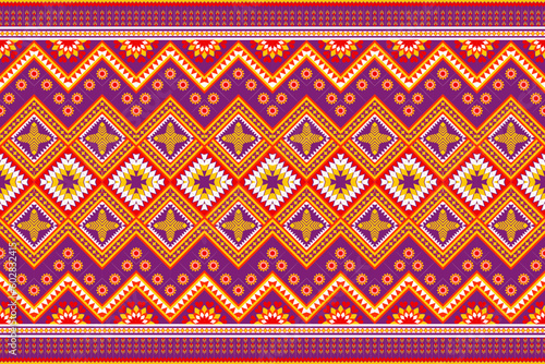 Seamless geometric vector design pattern, traditional graphic, tribal fashion design for background print fabric. printed textiles bed sheet pattern fabric bag pattern