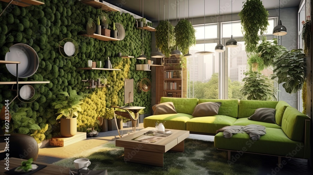 Photo inspiration: Picture Idea: Wide Angle Of Sustainable And Green Nett Zero Carbon Apartment