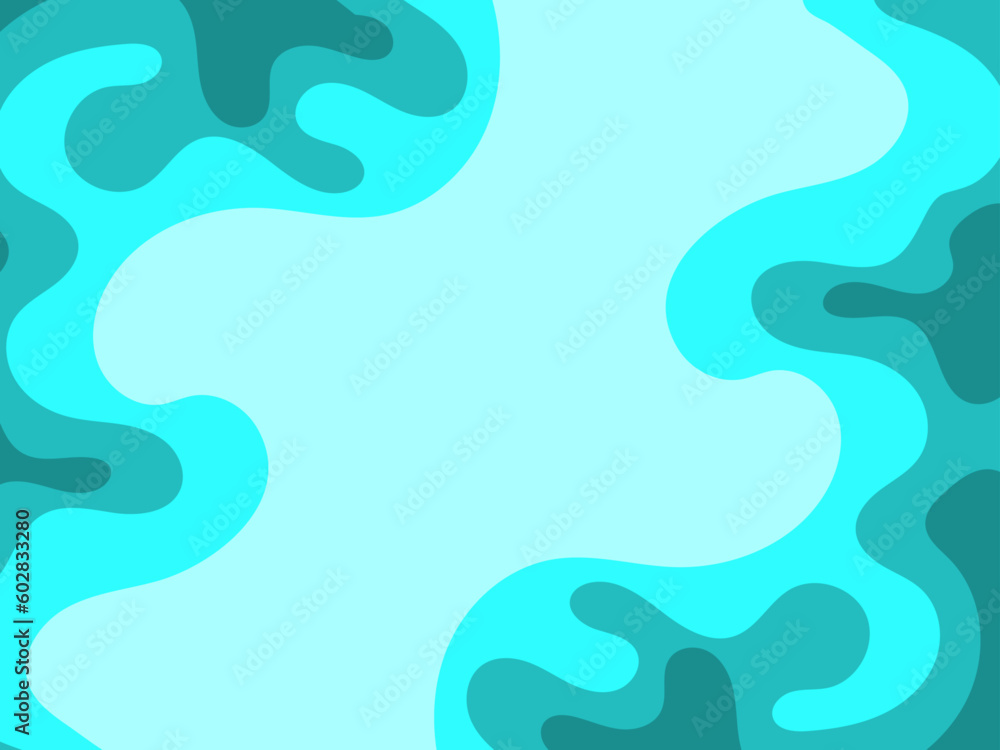 Minimalist background blue cloud abstract