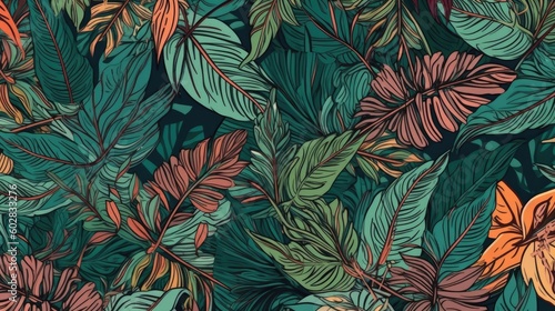 Exotic Plants, forest, pattern, 