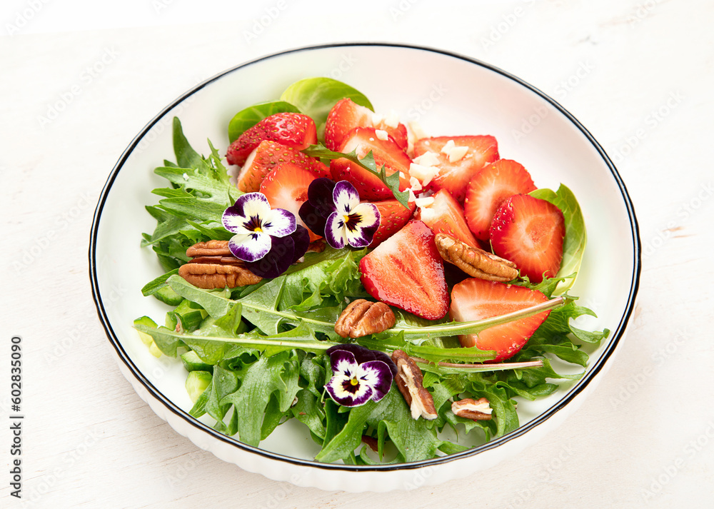 Spring vegetable salad. Tasty healthy food Spring vegetable salad. Tasty healthy food