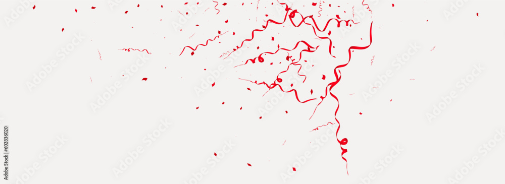 Fototapeta premium Ruby Spiral Shiny Vector Panoramic Grey