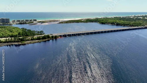 lake powell florida high aerial photo