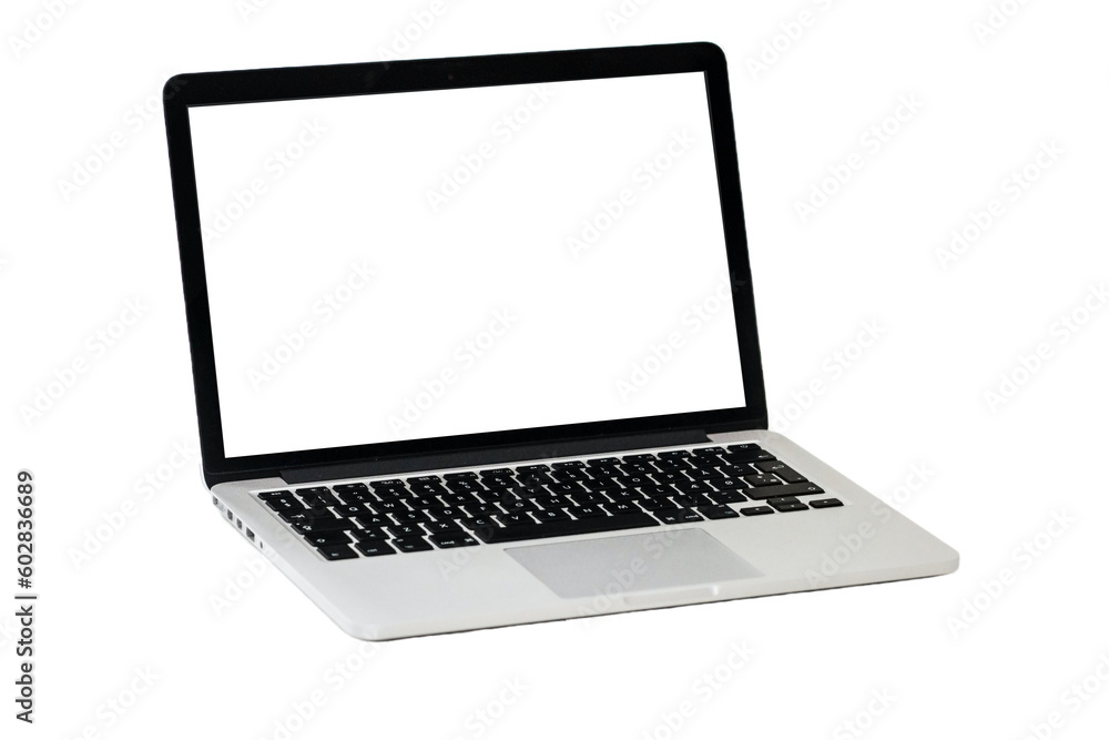 laptop isolate blank screen display mockup vector laptop isolate blank screen display mockup vector