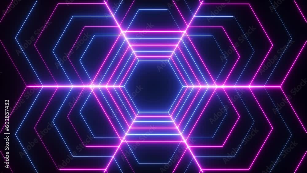 Neon laser lines abstract background seamless looping animation Neon laser lines abstract background seamless looping animation