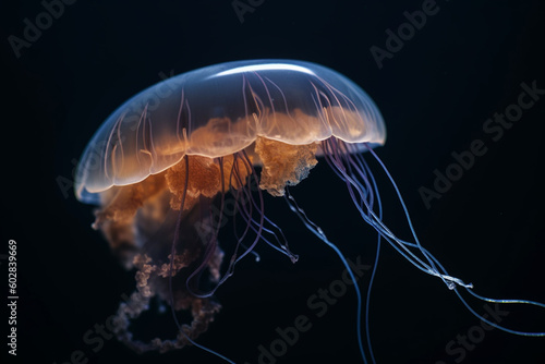 jelly fish in the sea © varut