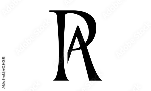 PA logo letter vector icon