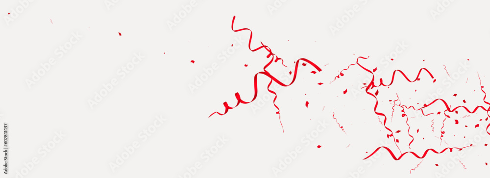 Obraz premium Scarlet Star Happy Vector Panoramic Grey