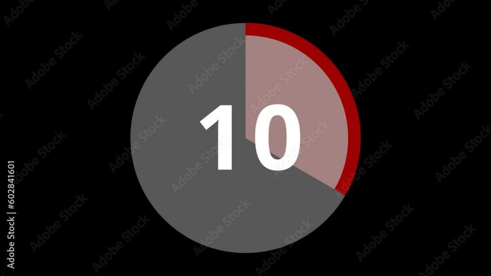 Fitness transparent overlay Countdown timer animation Fitness transparent overlay Countdown timer animation