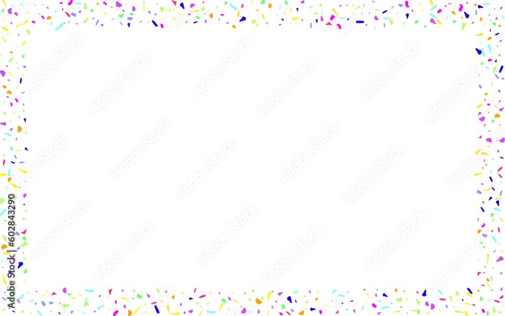 Trendy Confetti Fun Vector White Background. Trendy Confetti Fun Vector White Background.