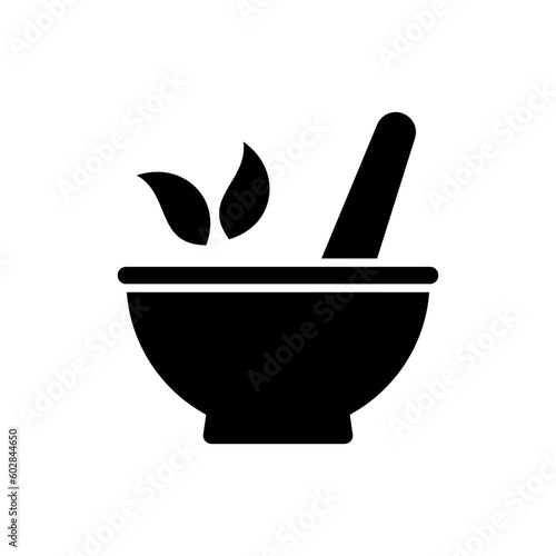 Mortar and Pestle icon vector design templates