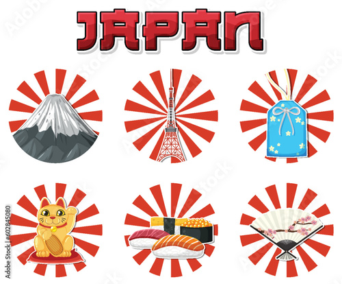 Japanese element nation tradition symbol