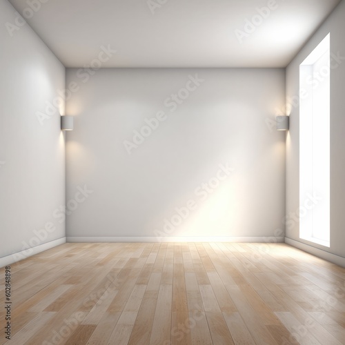 White  wooden room  wall  interior  floor  empty  home  architecture  design  soft light