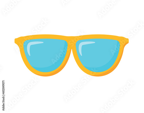 Stylish Sunglasses Icon for Summer and Fashion Eyewear Accessories Vector Illustration