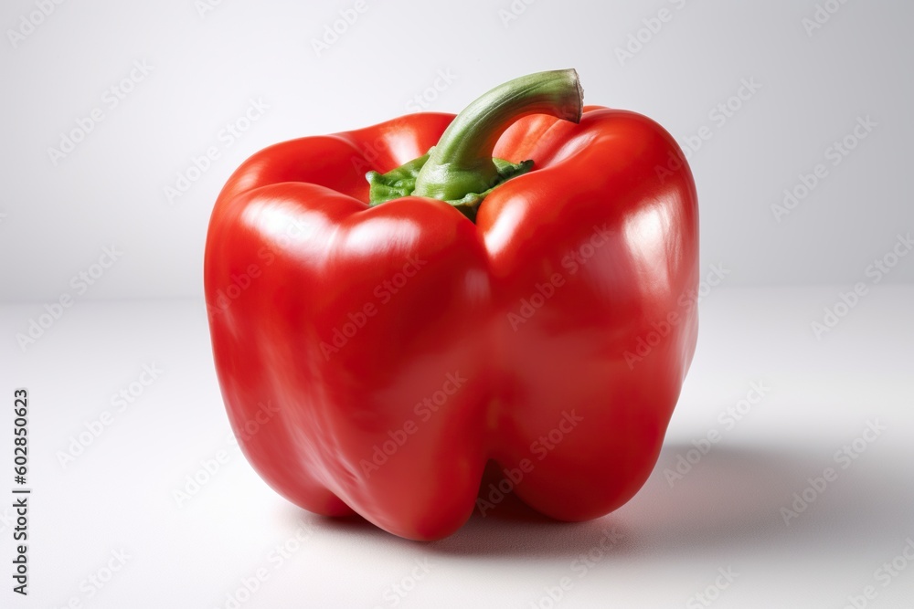 photo of red peppers with white background and very smooth photo of red peppers with white background and very smooth