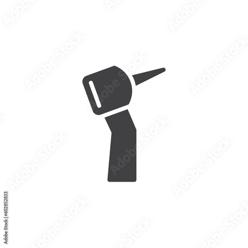 Dental drill vector icon