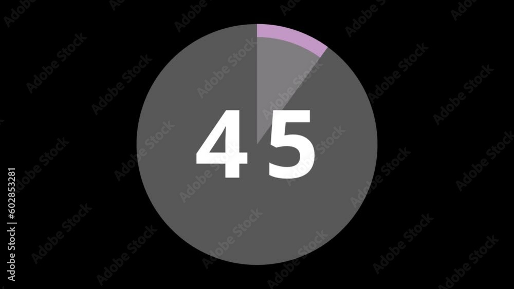 Fitness transparent overlay Countdown timer animation Fitness transparent overlay Countdown timer animation