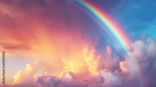 rainbow in the sky © DEMIAN