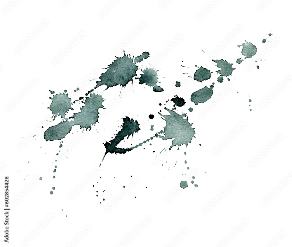 emerald abstract watercolor texture stain with splashes, blot and splatters. Modern creative watercolor background for trendy design. Hand drawn illustration for package, juice pack, card, banner, web emerald abstract watercolor texture stain with splashes, blot and splatters. Modern creative watercolor background for trendy design. Hand drawn illustration for package, juice pack, card, banner, web