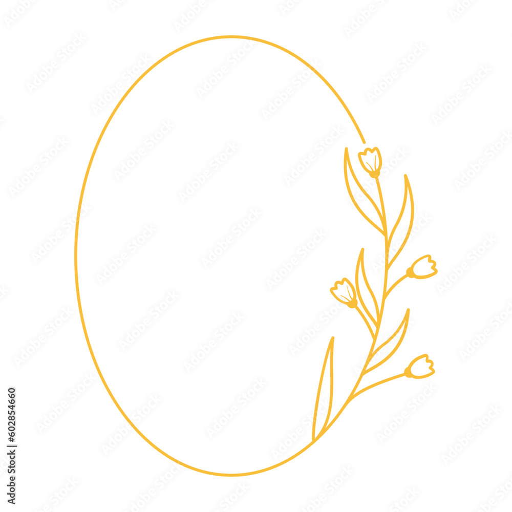 Leaf Circle Frame Leaf Circle Frame