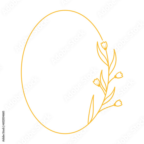 Leaf Circle Frame