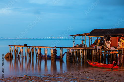 Obraz na plátně Clan jetty in Penang