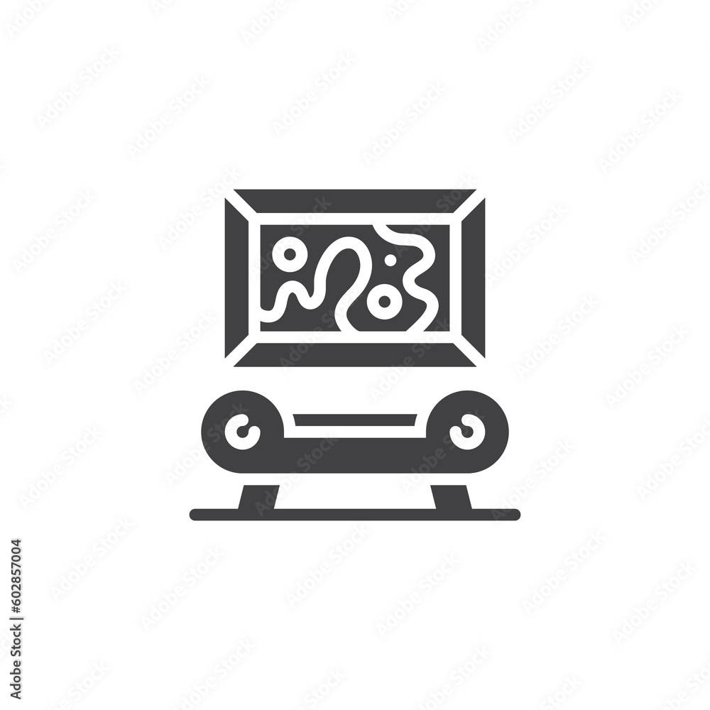 Museum gallery vector icon