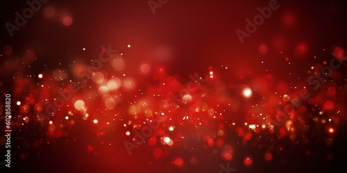 red sparkly background with stars on it vector art of christmas. generative AI