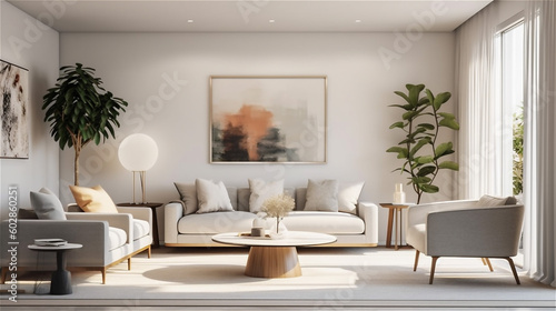 Generative AI  Simplicity in Style  A Minimalist Living Room Design