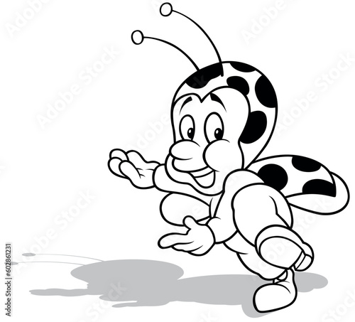 Drawing of a Cute Dancing L...