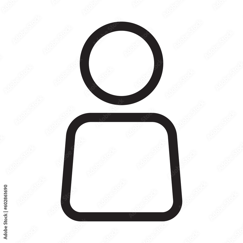 profile icon, avatar icon, user icon, person icon outline black and white on transparent background profile icon, avatar icon, user icon, person icon outline black and white on transparent background