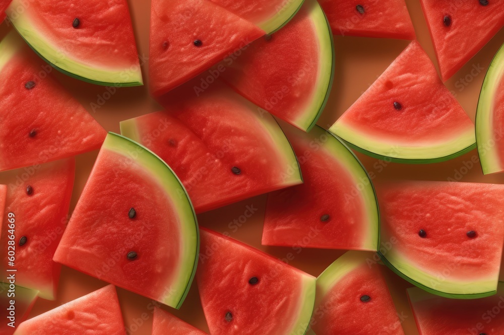 Watermelon Slices Seamless Texture Pattern Tiled Repeatable Tessellation Background Image Watermelon Slices Seamless Texture Pattern Tiled Repeatable Tessellation Background Image