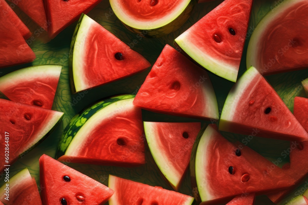 Watermelon Slices Seamless Texture Pattern Tiled Repeatable Tessellation Background Image Watermelon Slices Seamless Texture Pattern Tiled Repeatable Tessellation Background Image