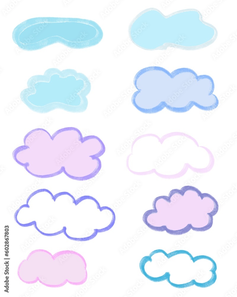 cloud shaped frames