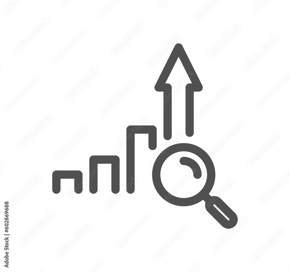 Success and growth related icon outline and linear symbol. Success and growth related icon outline and linear symbol.