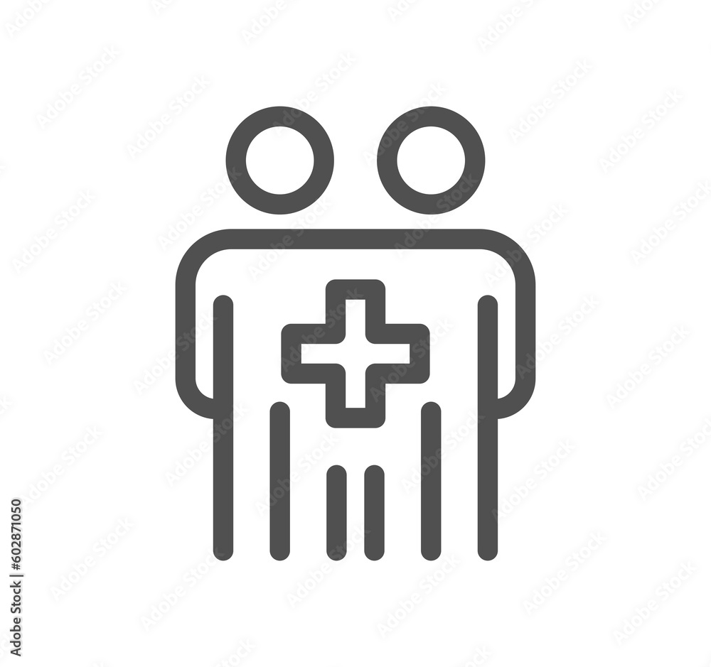 Insurance related icon outline and linear symbol. Insurance related icon outline and linear symbol.