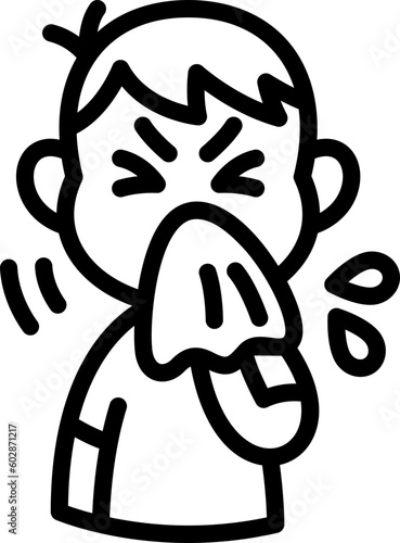 sneezing  icon